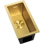 MEXEN - Trixo oceľový drez 1-bowl 230 x 440 mm, zlatá HC 6411221000-55HC