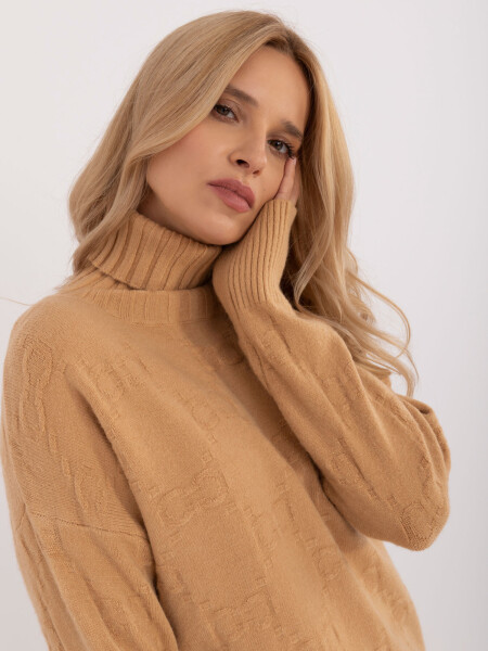 Jumper AT SW 2342 1.35 svetlohnedý jedna velikost