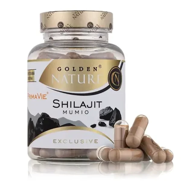 Golden Nature Exclusive Shilajit PrimaVie® 50% kyseliny fulvovej 100 cps. (GN000073)