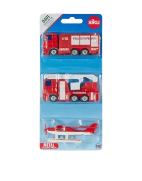 SIKU Blister set - hasičský set 3 ks