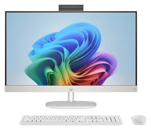 HP 27-ct2004nw AiO biela / All-in-One počítač / 27" IPS FHD / AMD RYZEN AI 5 330 2GHz / 16GB DDR5 / 512GB SSD (C64TBEA)