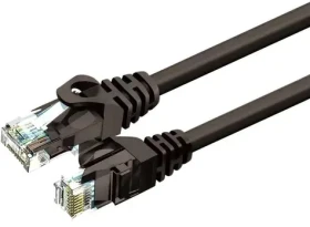ZOY Patch kábel UTP CAT6 CCA čierna / Sieťový kábel / 3 m (ZCR3BK)