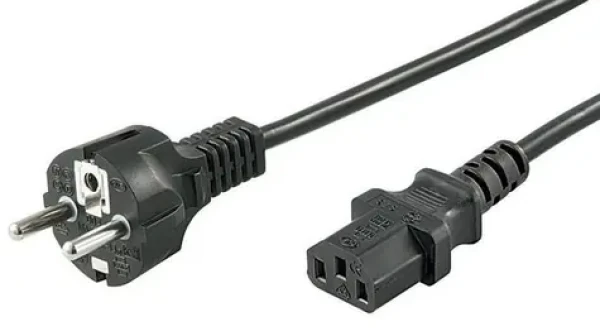 MicroConnect Sieťový napájací kábel Schuko - C13 0.5m čierna (PE020405)