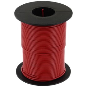 Econ connect KL025RT50 opletenie / lanko, 1 x 0.25 mm², červená, 50 m; KL025RT50
