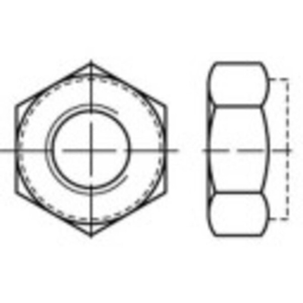 TOOLCRAFT TO-5430306 šesťhranné matice M16 50 ks; TO-5430306