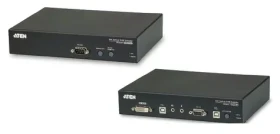 Aten Extender PC-konzola DVI /po optickom kábli do 600m/USB/ až 1920x1200/RS-232 (CE-680)