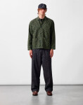 Service Works Patterned Easy Chef Shirt Green Leopard M