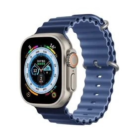 Devia Deluxe Series Sport6 svetlo/tmavo modrá / Remienok / silikónový / Apple Watch 40/41 mm (6938595381638)