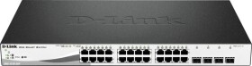 D-Link DGS-1210-28P / Gigabit PoE Smart Switch / 24x gigabit RJ45 / 4x gigabit SFP (DGS-1210-28P)