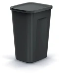 Keden COMPACTA Q FLAP PLUS recyklovaná čierna / Odpadkový kôš / 35 l / plast (NSDK35-S411*)