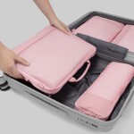 Cestovne organizery Heys Ecotex Compression Packing Cube 4 Pc Set Blue Ocean