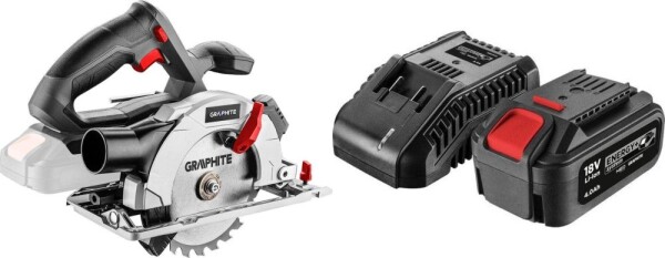 Graphite Pilarka tarczowa Graphite 58G008 18 V 150 mm + akumulator 4 Ah z ładowarką 58GE132