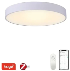 Immax NEO RONDATE SLIM biela / Stropné svietidlo / 80 cm / 65 W / Zigbee 3.0 TUYA (07207L)