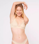 Dámske nohavičky GO Ribbed R Bralette - WHITE - ecru 6308 - SLOGGI WHITE S