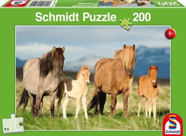 Schmidt Puzzle Konská rodina