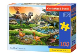 Mamido Puzzle 100 dielikov Svet dinosaurov