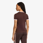 Tričko adidas 3 Stripes Slim T-Shirt Aurora Coffee S