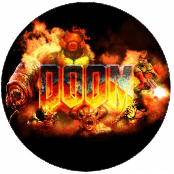 Jedlý papier „Doom“ – 19,5 cm - Pictu Hap