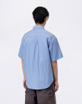 Carhartt WIP S/S Keene Shirt Keene Stripe, Curacao S
