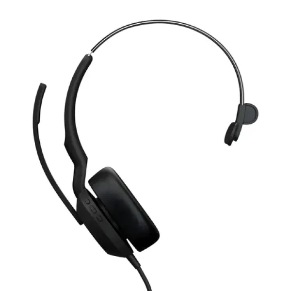 JABRA Evolve2 50 čierna / Mono slúchadlo / mikrofón / Bluetooth 5.2 / USB-A + USB-C / MS Mono (25089-899-799)