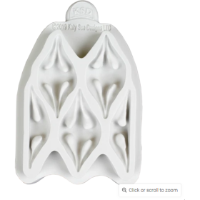 Silikónová forma Easy Fabric Puff 2,5 × 4,5 cm - Katy Sue - Katy Sue