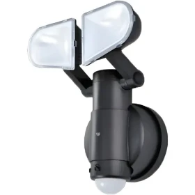 Schwaiger LED duálne senzorové svietidlo čierna / Vonkajšie nástenné svietidlo / 400 lm / PIR čidlo pohybu / IP44 (LED220011)