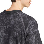 Pánske bavlnené tričko adidas Adventure Allover Print Black Stylish Black (IJ0711) S