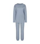 Dámske pyžamo Endless Comfort PK 01 LSL - TRIUMPH světlá kombinace modré (M007) 0038