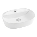INVENA - Oval umývadlo na dosku 50 cm HALIA CE-18-001-C