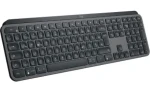 Logitech Wireless MX DE čierna - iba klávesnica / Bezdrôtová klávesnica / podsvietená / DE verzia (920-009403)