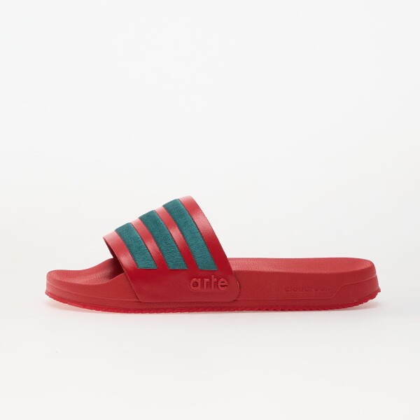 Tenisky adidas x Arte Antwerp Adilette Slides Better Scarlet/ Collegiate Green/ Better Scarlet EUR 44.5