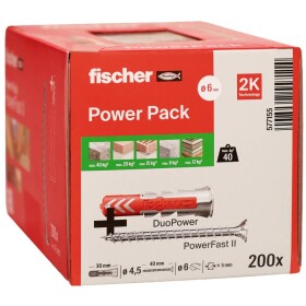 Fischer univerzálna hmoždinka 30 mm, 40 mm 6 mm 577155 200 ks; 577155