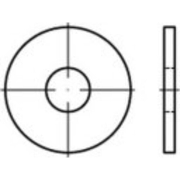 TOOLCRAFT TO-5454756 nitovacie doštičky 13 mm 100 ks; TO-5454756