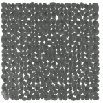 Spirella RIVERSTONE protišmyková podložka do sprchy tmavo šedá / PVC / 54 x 54 cm