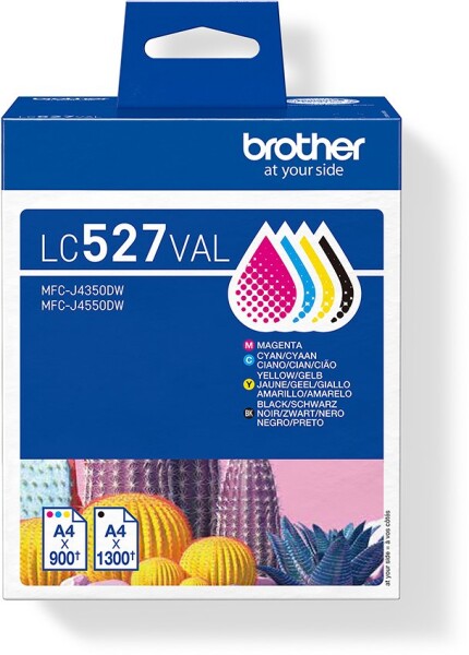 Brother Brother Tintenpatrone LC-527VAL Multipack (je 1x BK/M/C/Y)