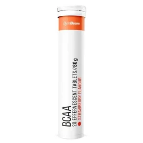 Šumivé BCAA - GymBeam (jahoda, 20 tab.) (107581-1-20tab-strawberry)