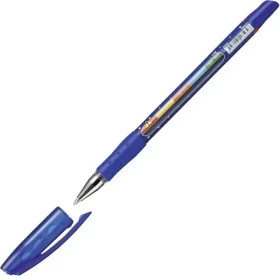 STABILO Exam Grade modrá / Guľôčkové pero / hrot 0,45 mm / okienko hladiny atramentu (588L41)