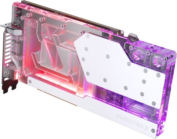 Phanteks Glacier G40 RTX 4090 Waterblock incl. Backprokove for Asus, D-RGB - white