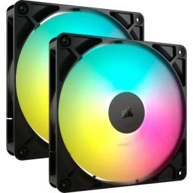 Corsair RS140 ARGB 2ks čierna / 140mm / Magnetic Dome Bearing / 330-1700 RPM / 95.5 CFM / 4-Pin (CO-9050183-WW)