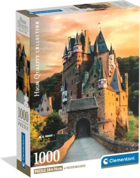 Clementoni Puzzle Zlatá hodina na hrade Eltz