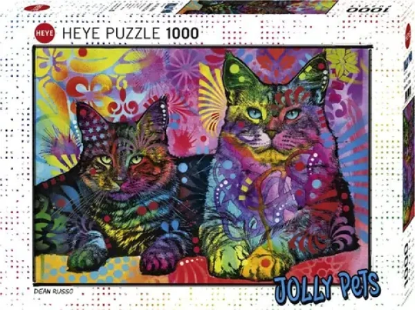 HEYE Puzzle Jolly Pets: Venované mačkám
