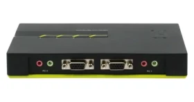 LevelOne KVM-0421 / KVM prepínač / 4 porty / USB / VGA / audio (KVM-0421)