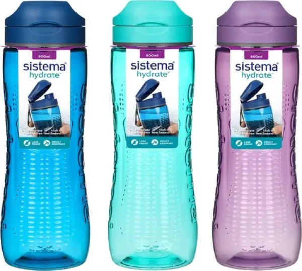 Sistema Hydrate Active Flip Top Fľaša s výklopným viečkom 800 ml mix farieb (9414202065001)