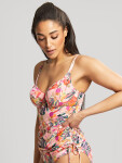 Swimwear Paradise Balcony Tankini pink tropical SW1631