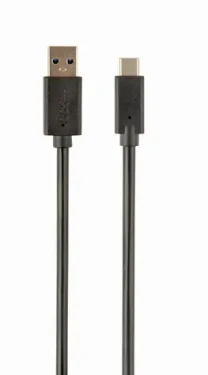 Gembird CCP-USB3-AMCM-1M USB-C kábel 1 m čierna / USB 3.0 A (M) - USB-C (M) / až 3A nabíjanie (CCP-USB3-AMCM-1M)