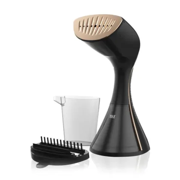 Vertenz Aura 40 čierna / Ručný naparovač odevov / 1650W / 260 ml / 27 g-min (V-AURA 40 BLACK)