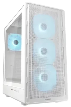 COUGAR Airface Pure PRE biela / PC skriňa / ATX / micro-ATX / mini-ITX / ARGB / priehľadná bočnica / bez zdroja (CGR-2GA5W-P)
