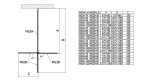 POLYSAN - MODULAR SHOWER stena na inštaláciu na múr, pre pripojenie otoč.panelu 1000 MS3A-100
