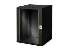 Digitus Unique DN-19 16U-6/6-SW čierna / Nástenný rozvádzač / 16U / 60x82x60 cm / nosnosť 100 kg (DN-19 16U-6/6-SW)