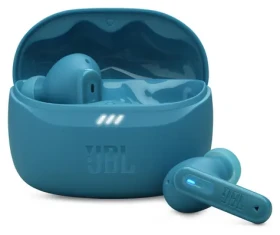 JBL Tune Beam 2 tyrkysové / Bezdrôtové slúchadlá do uší / Bluetooth 5.3 / výdrž 12 h